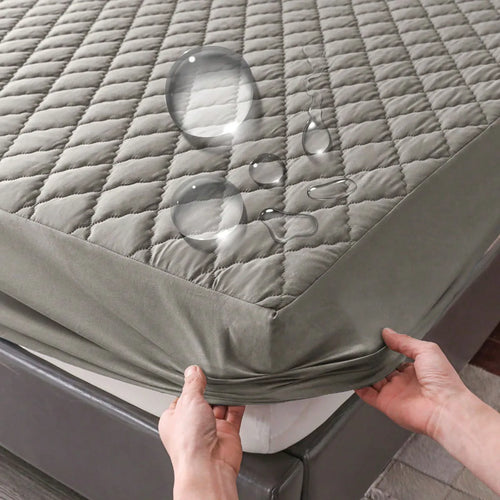 Waterproof Quilted Mattress Protector – Fitted Sheet Cover
