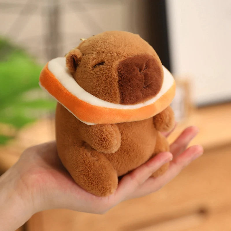 Capybara Cosplay Plush Keychain – 4.7in, 24 Styles