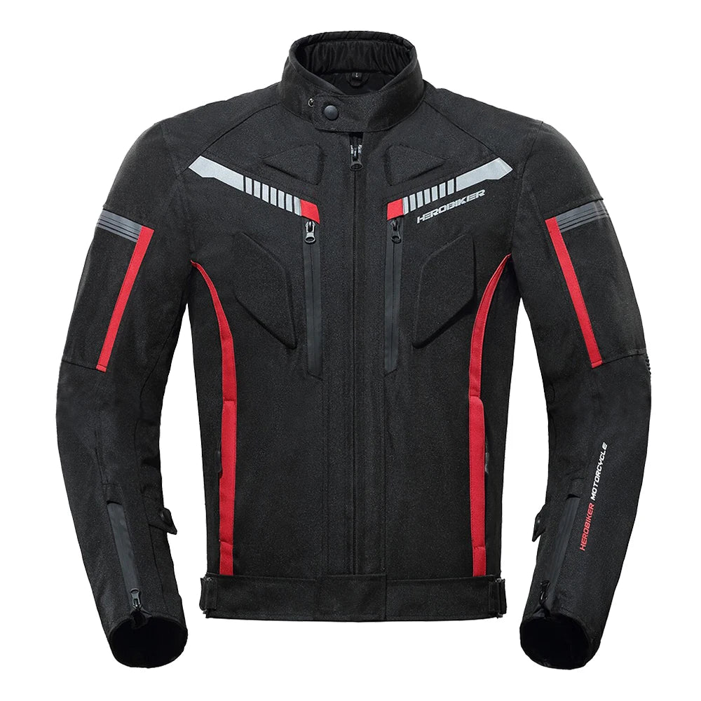 Herobiker Waterproof Motorcycle Jacket & Riding Pants with EVA Protection