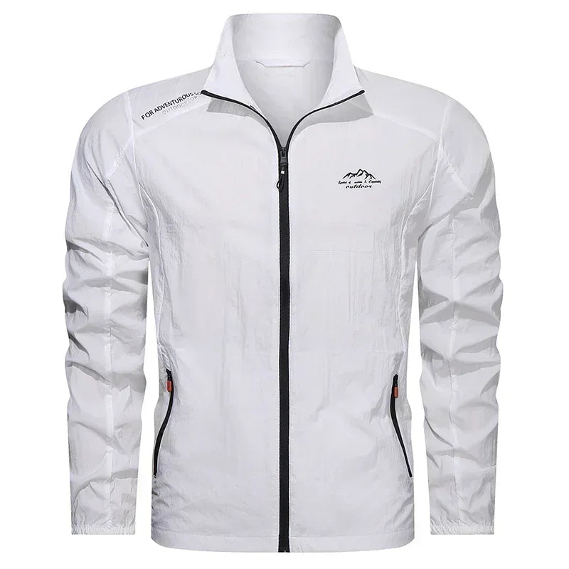 Men's UPF 100+ UV Protection Windbreaker Jacket – Ultra-Light