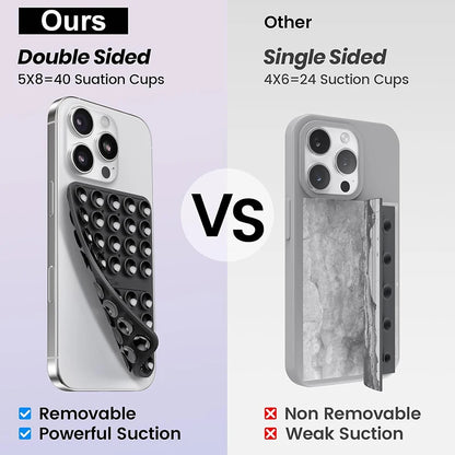 Silicone Suction Cup Phone Holder – Hands-Free Mount for Selfies & Video