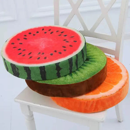 3D Print Round Throw Pillow – Novelty Plush Cushion for Couch & Chair