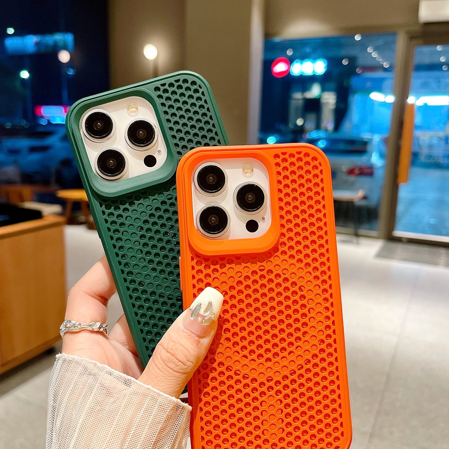 Magnetic For Magsafe Cooling Breathable Shell iPhone Case