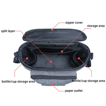 Large Capacity Waterproof Diaper Bag – Multifunctional Maternity Travel Tote