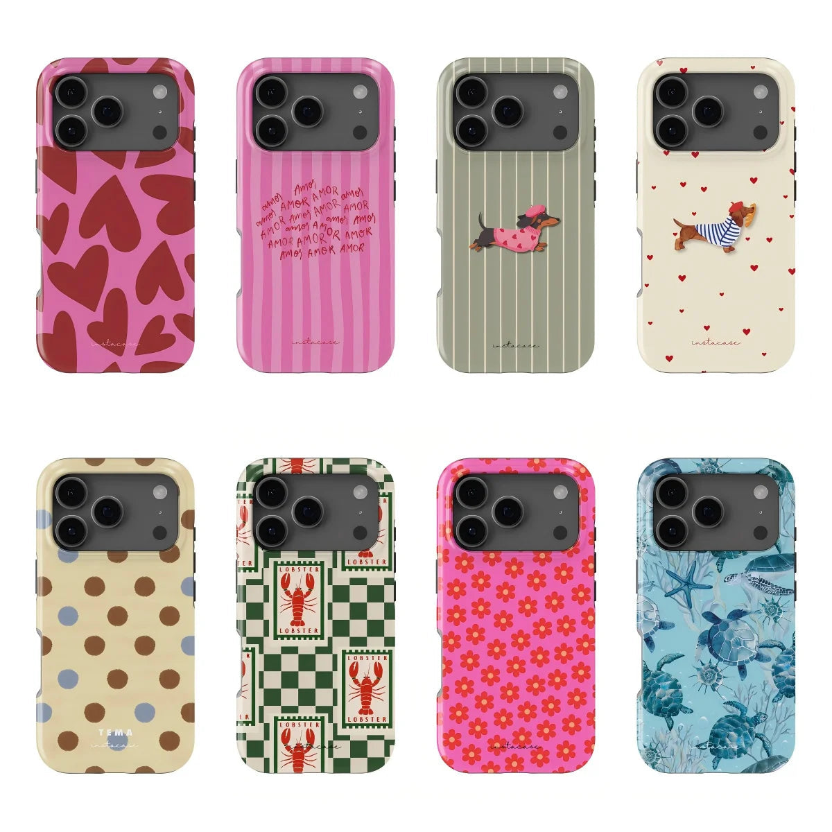 Vintage Animal & Floral Heart iPhone Case
