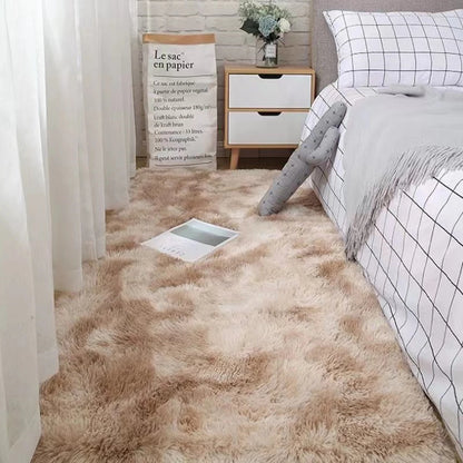 Fluffy Shag Area Rug – Soft Non-Slip Bedroom & Living Room Carpet