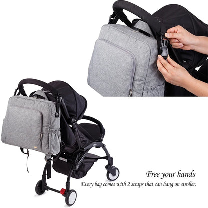 Diaper Bag Backpack Waterproof Multi-Functional Nursing Bag