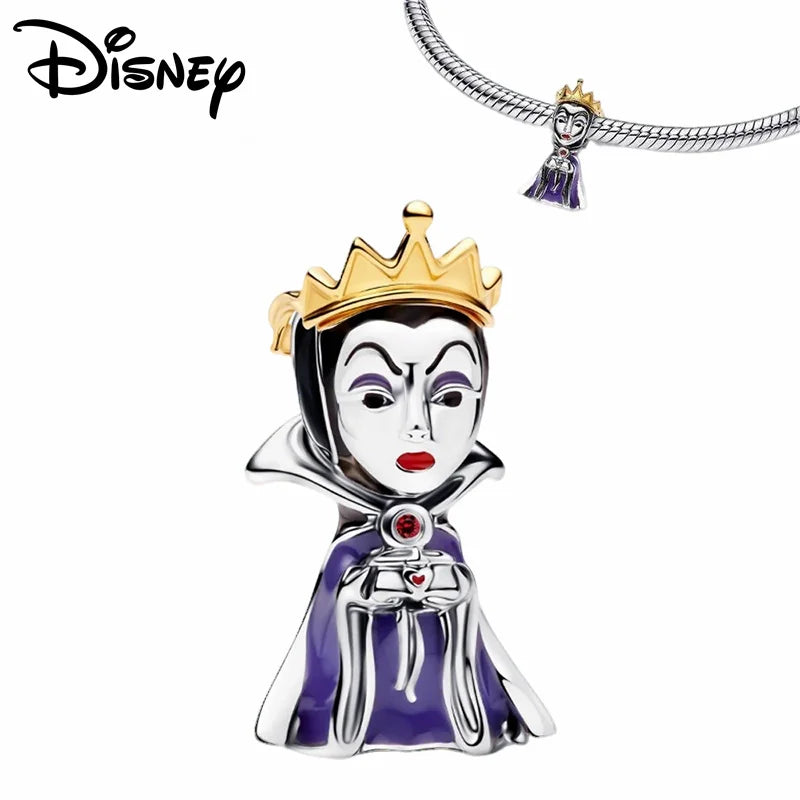 Disney S925 Silver Princess Charm Bead – Fits Pandora Bracelet & Necklace