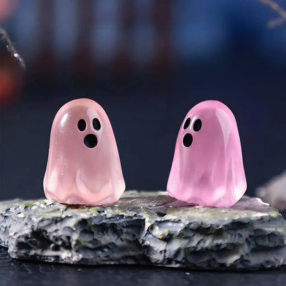 Glow-in-the-Dark Mini Ghost Figurines – Set of 5 or 10