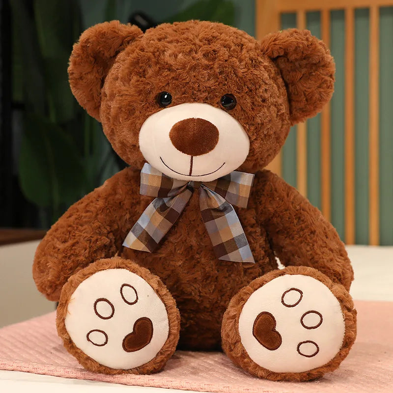 Teddy Bear Plush Stuffed Animal Toy with Bow Tie