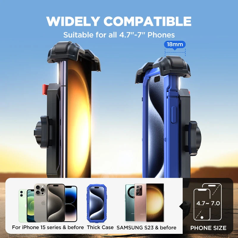 Joyroom Motorcycle Phone Mount – Ultra-Stable Handlebar Holder