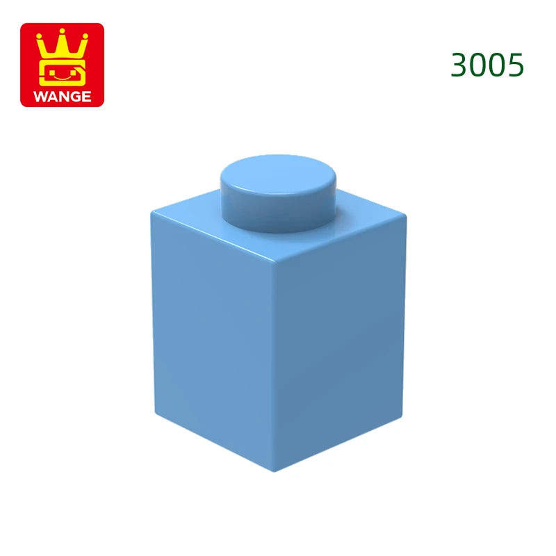 Wange 3005 1x1 Basic Brick MOC Parts – 232pcs Bulk Pack