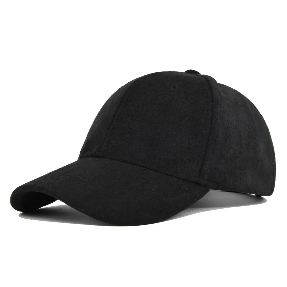 Solid Color Baseball Cap – Unisex Retro Adjustable Hat