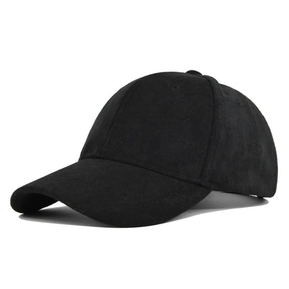 Solid Color Baseball Cap – Unisex Retro Adjustable Hat
