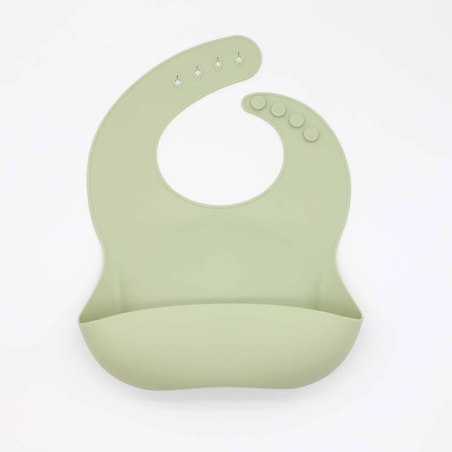 Silicone Baby Bib with Food Catcher Pocket