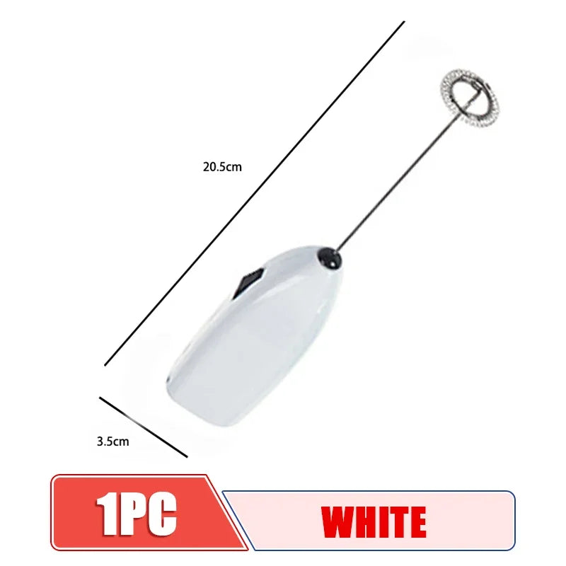 Mini Handheld Milk Frother – Electric Coffee Whisk & Egg Beater