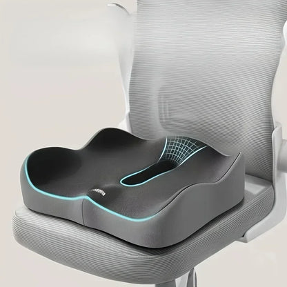 3D Ergonomic Memory Foam Seat Cushion – Washable Office Chair Pad