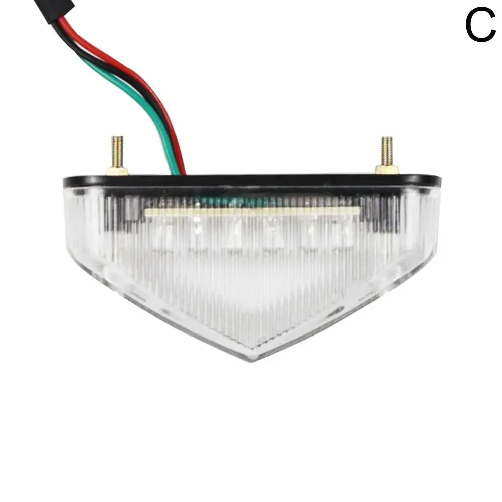 Motorcycle LED Tail Light – Universal Brake & License Plate Lamp 12V