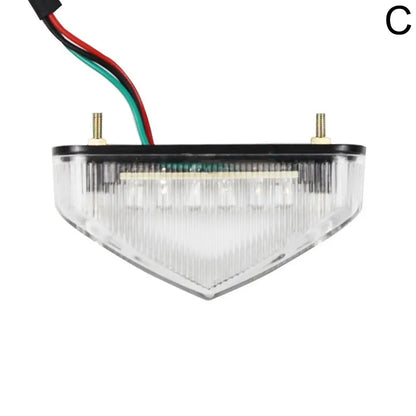 Motorcycle LED Tail Light – Universal Brake & License Plate Lamp 12V