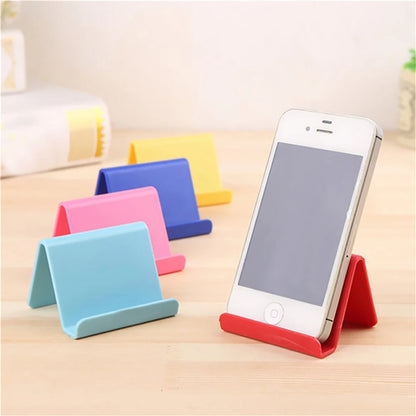 Mini Portable Phone Stand – Colorful Desktop Holder for Kitchen & Home