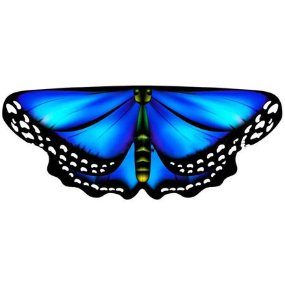 Kids Butterfly Wings Cape – Girls Fairy Costume Shawl