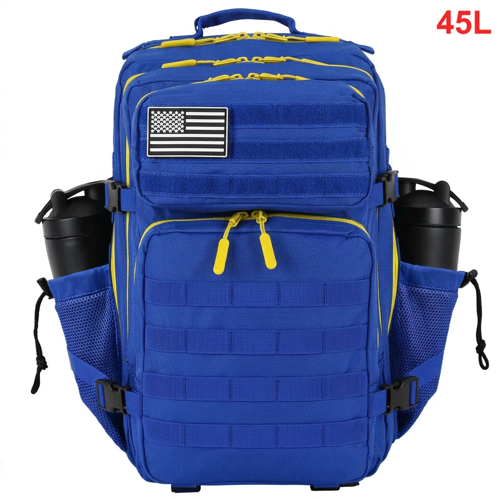 45L Tactical Backpack – Waterproof Military Hiking Bag