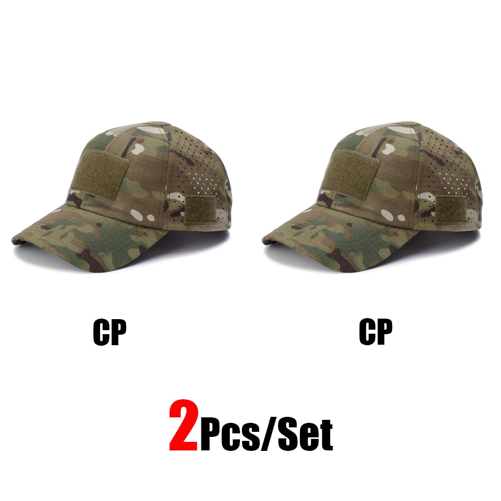 Tactical Baseball Cap with Velcro Patch – Breathable Adjustable Hat