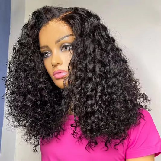 Deep Wave Curly Bob 13x4 HD Lace Front Human Hair Wig