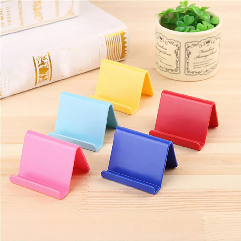Mini Portable Phone Stand – Colorful Desktop Holder for Kitchen & Home