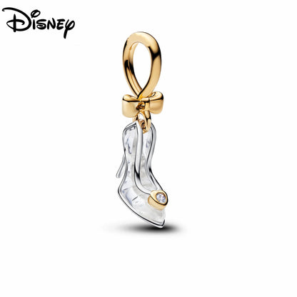 Disney S925 Silver Princess Charm Bead – Fits Pandora Bracelet & Necklace