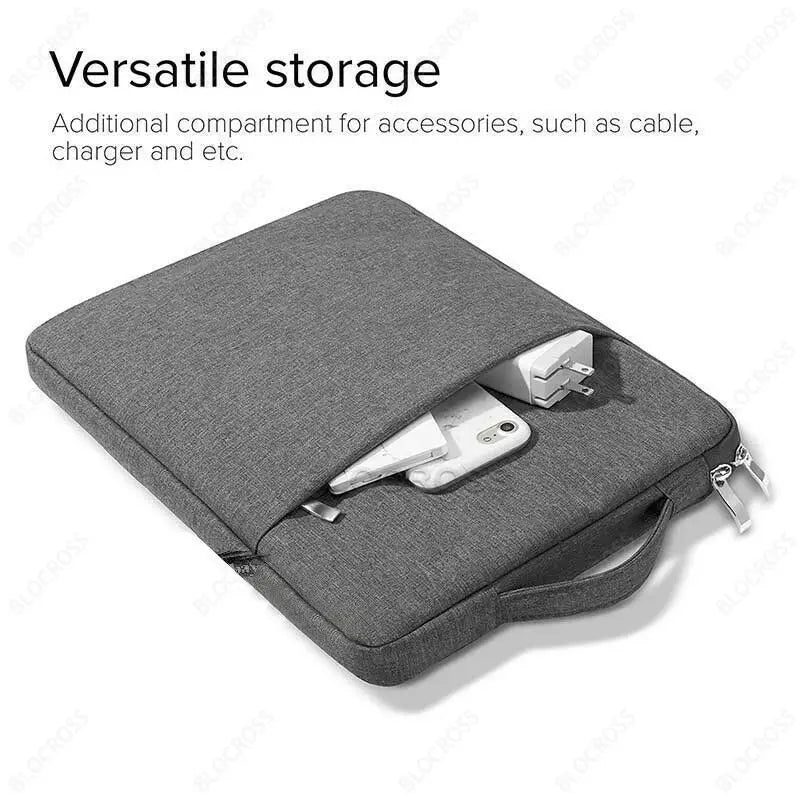 iPad Sleeve Bag Case with Handle – Fits iPad Pro, Air, Mini & All Models
