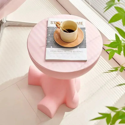 Creative Cartoon Side Table – Cute Plastic Coffee & Sofa End Table