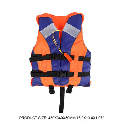 Kids Life Jacket with Whistle – Adjustable Float Vest