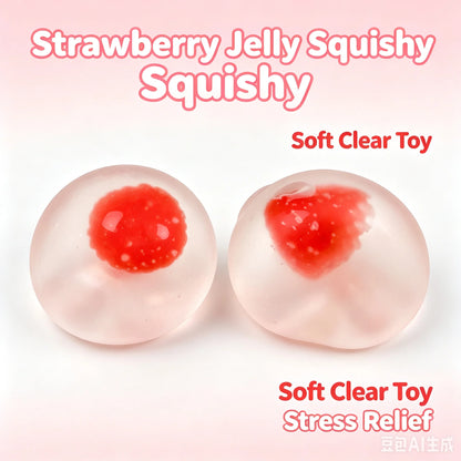 Kawaii Squishy Squeeze Toy – Slow Rebound Stress Relief Ball for Desk & Fidget