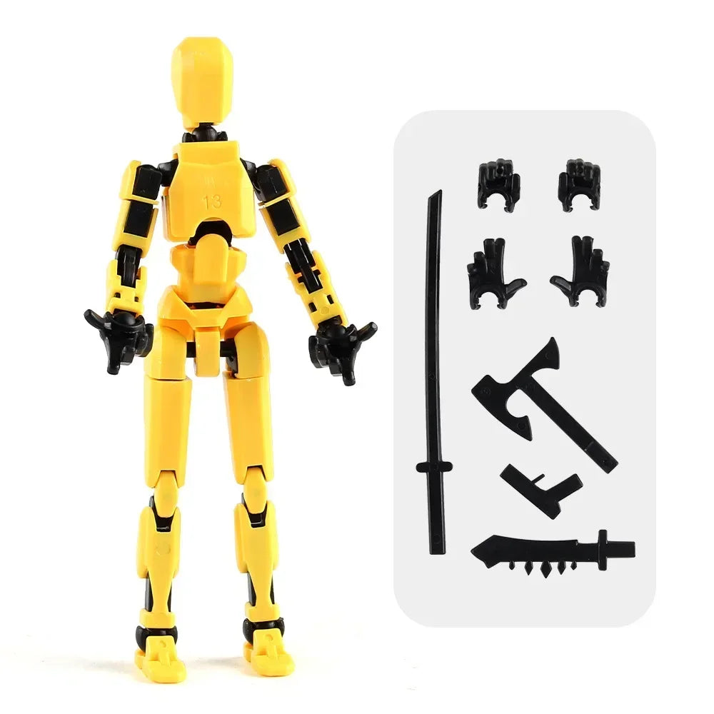 T13 Multi-Jointed Robot Dog Action Figure – Poseable Titan Mech Toy
