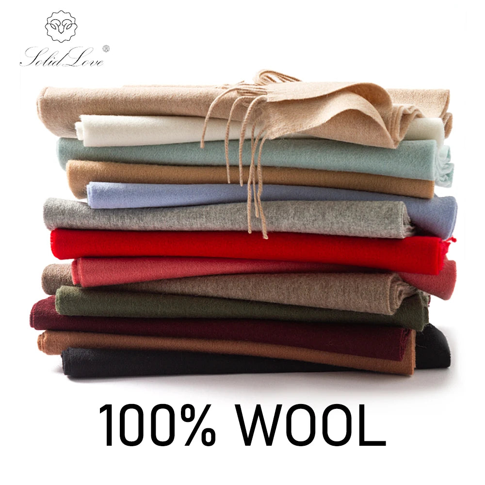 Cashmere Wool Winter Scarf for Women – Soft Wrap Shawl