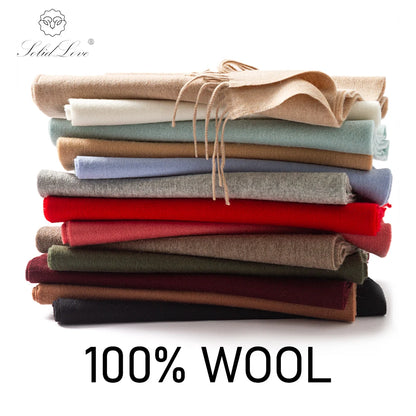 Cashmere Wool Winter Scarf for Women – Soft Wrap Shawl