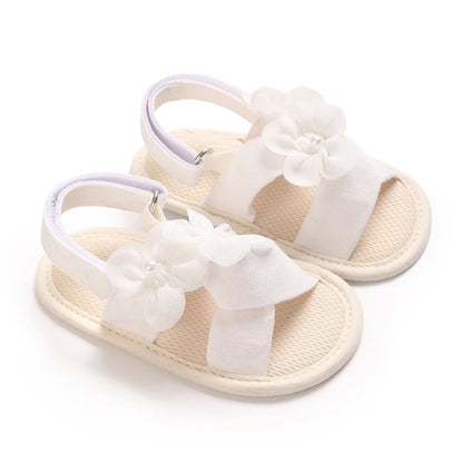 Baby Butterfly Sandals – Glitter Soft Sole Summer Shoes