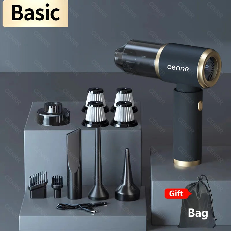 Cenrr Cordless Handheld Vacuum Cleaner 210000Pa – Portable Mini Car Vacuum