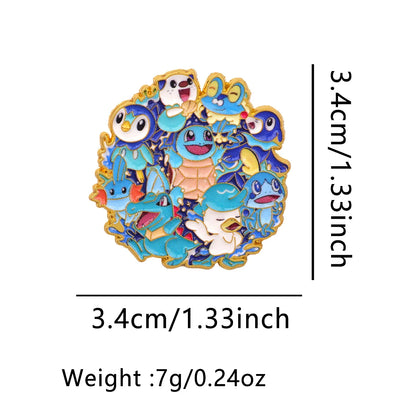 Kawaii Cartoon Enamel Pin – Cute Anime Character Brooch Badge