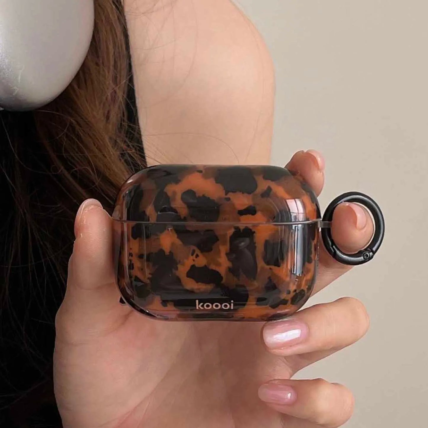 Tortoiseshell AirPods Case with Ring – IMD Amber Design