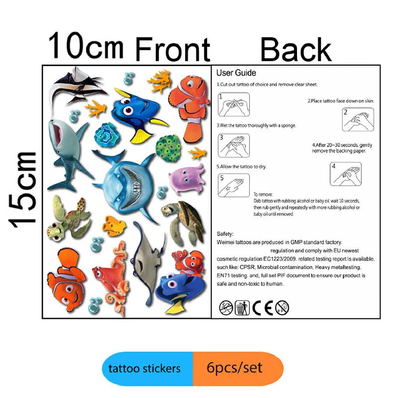 Finding Nemo Party Supplies – Disney Kids Birthday Tableware Decoration Set