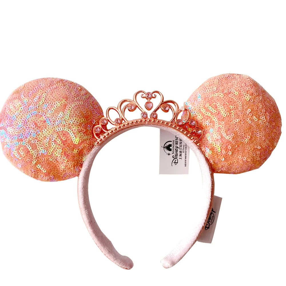 Disney Mickey Minnie Ears Headband – Sequin Bow Costume Cosplay