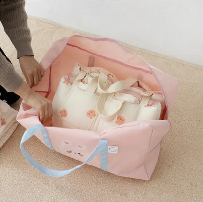 Large Capacity Mommy Diaper Bag – Baby Items Organizer Tote