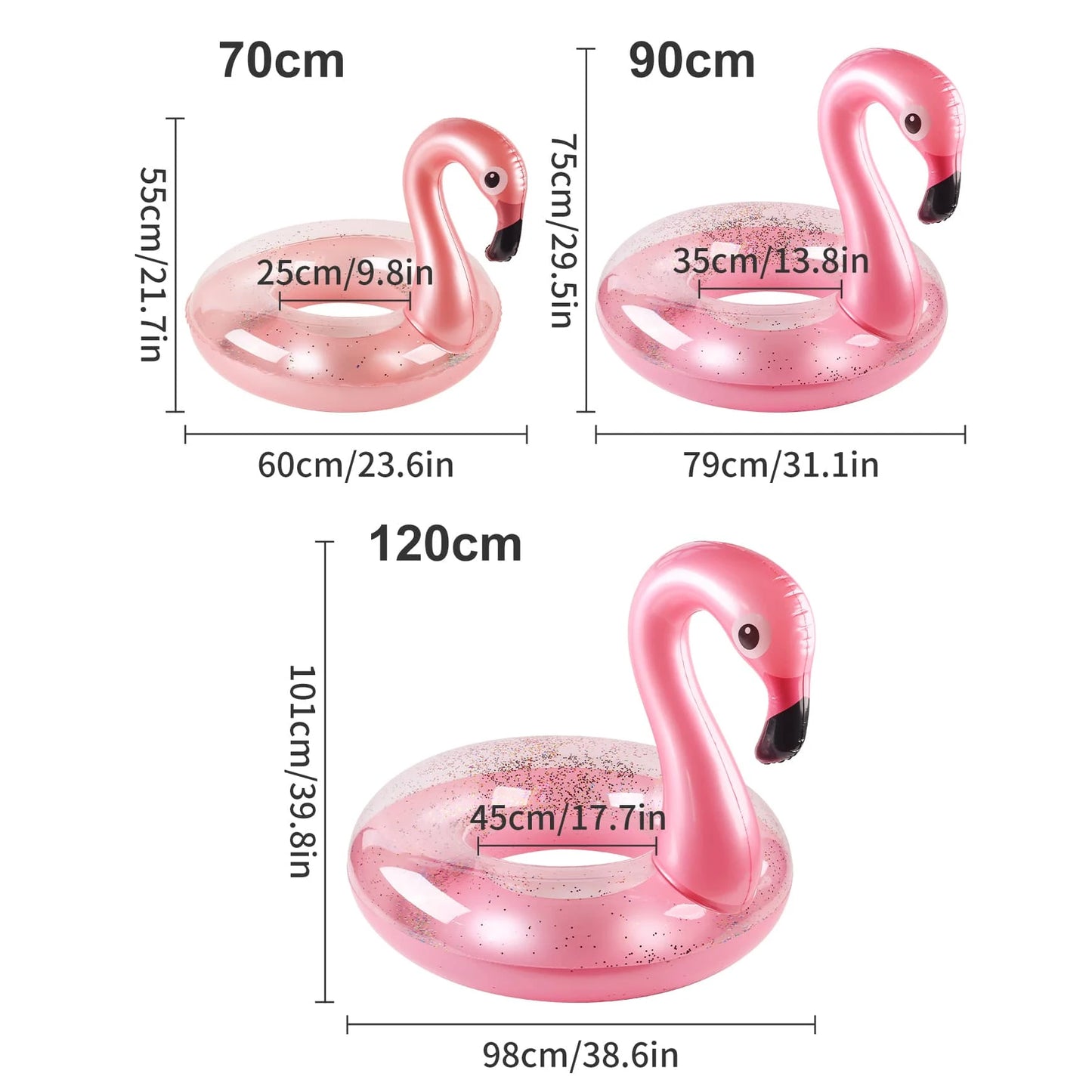 Flamingo Inflatable Pool Float Swim Ring