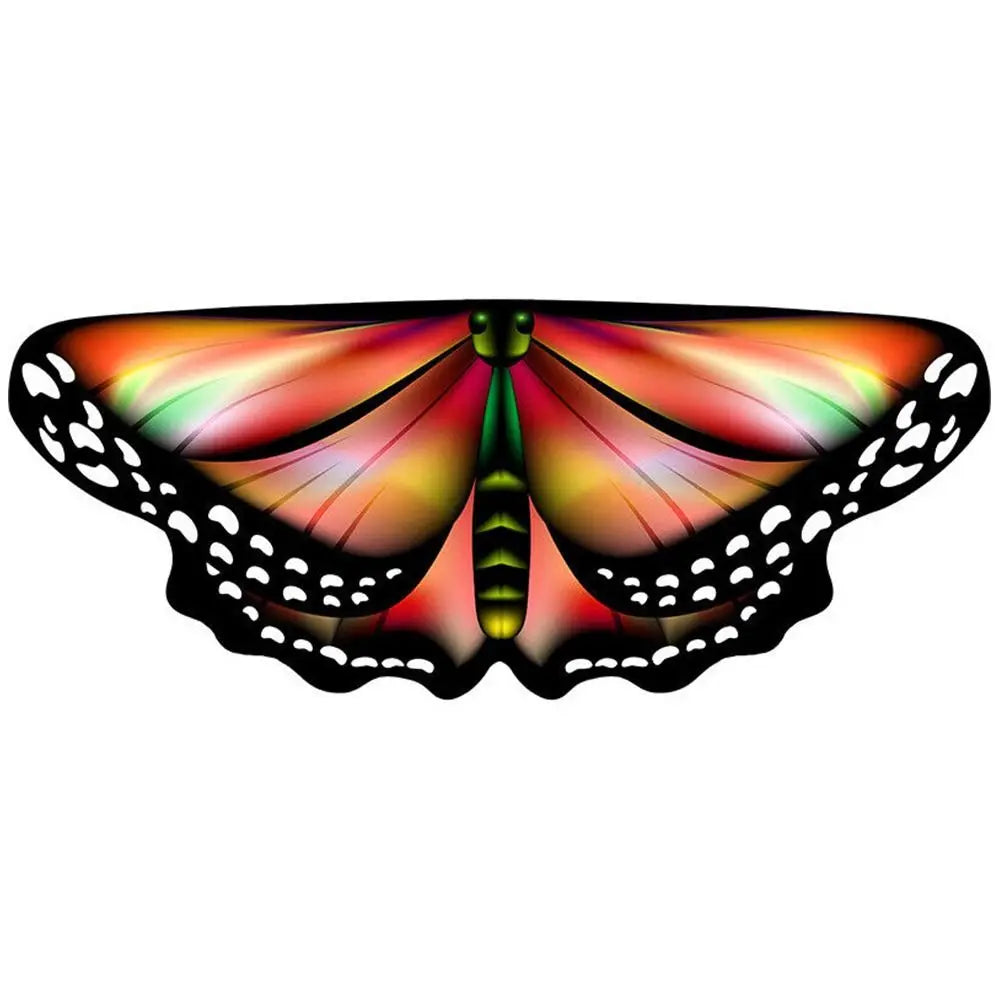 Kids Butterfly Wings Cape – Girls Fairy Costume Shawl