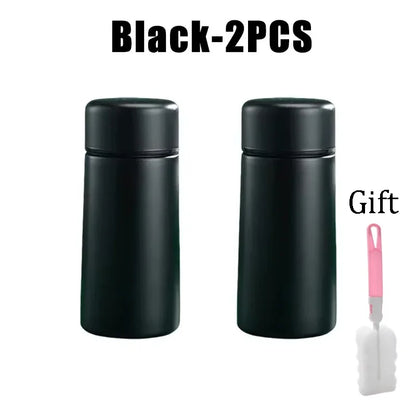 Mini Stainless Steel Thermos 160ml – Portable Pocket Flask for Coffee & Water