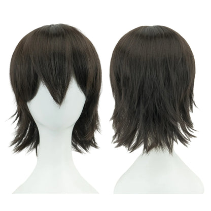 Synthetic Bob Wig 12 Inch – Cosplay & Party Short Hair with Bangs