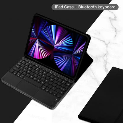 iPad Keyboard Case with Backlight & Touchpad – All Models