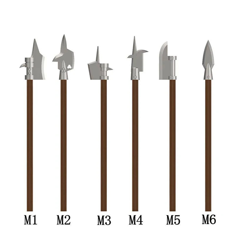 Medieval Military Building Blocks Parts – Castle Knights Weapons Accessories